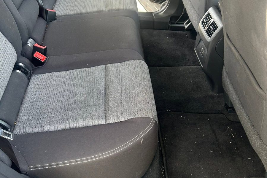 Professional cleaning of car seats, dashboard, and interior surfaces in Atlanta, Georgia