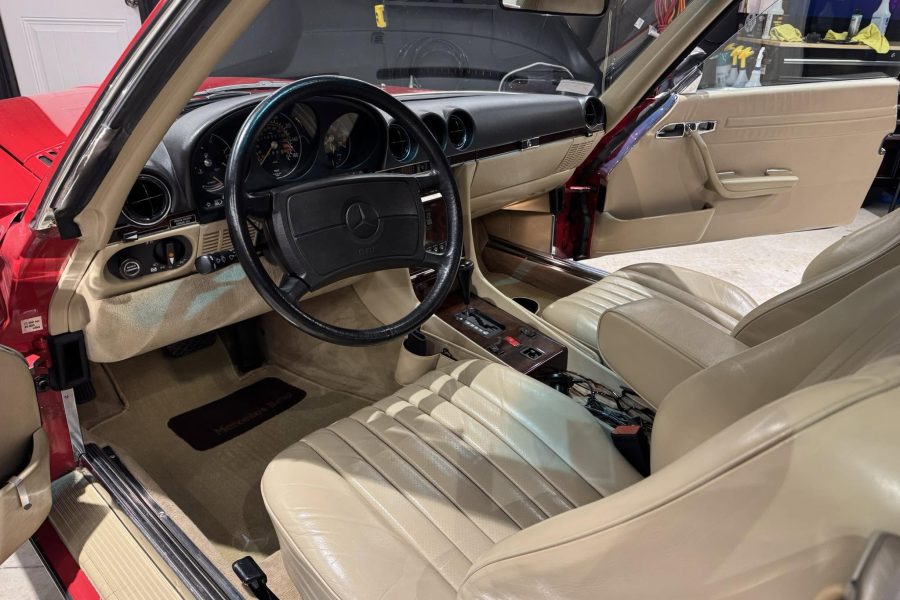 Detailed cleaning of car seats, dashboard, and interior surfaces in Chandler, Arizona