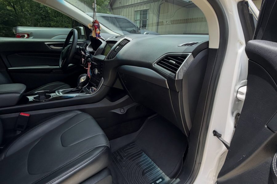Car seats, dashboard, and door panels refreshed during cabin detailing in Avondale, Arizona