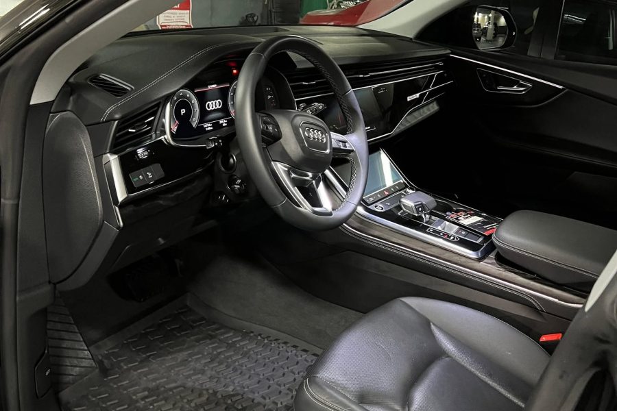 Cleaning a vehicle’s center console and cupholders