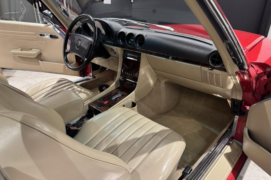 Vehicle interior receiving detailed seat, dashboard, and console cleaning in Blue Ash, Ohio